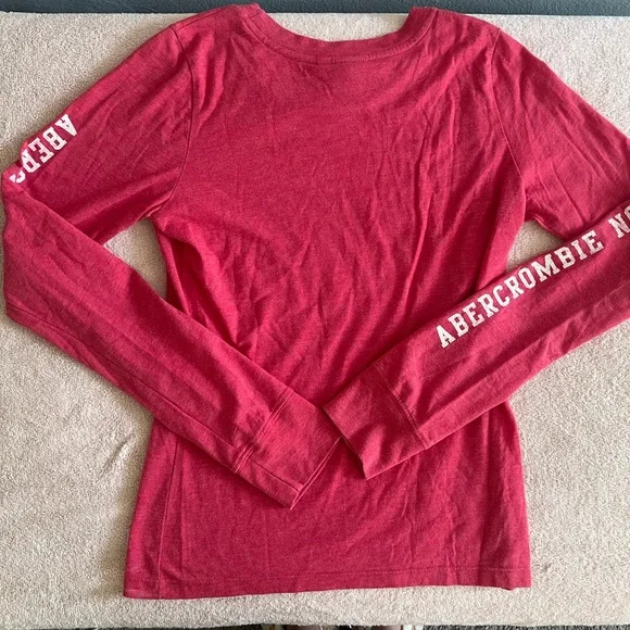 Vintage Abercrombie & Fitch Pink Crew Neck Tee - Picture 8 of 8